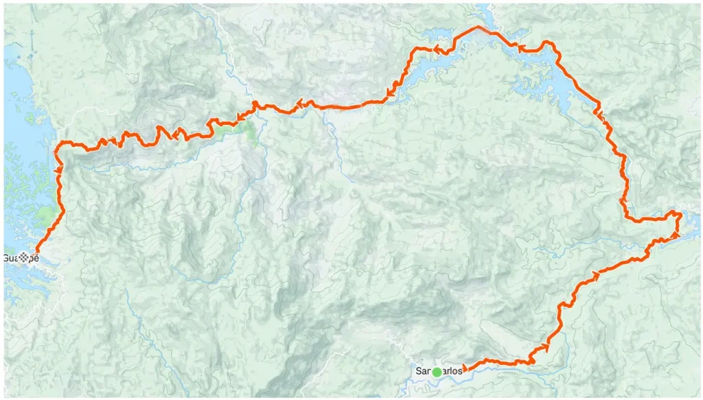 Stage 2. Recorrido_San_Carlos_Guatape_cycling