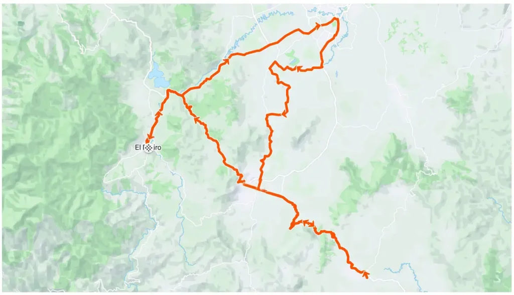 Stage 4. Recorrido_La_Ceja_La_Unión_El_Retiro_Cycling